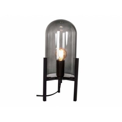 By Rydéns - Smokey Bordslampa Matt Black/Smoke Grey