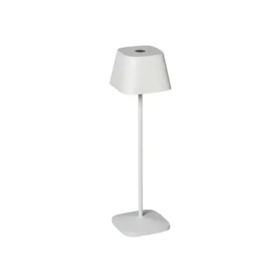 Capri bordslampa vit fyrkantig