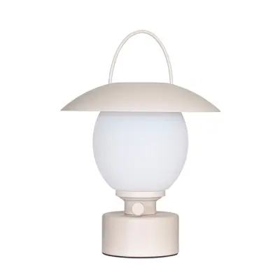Castro bordlampa IP44 Sandbeige