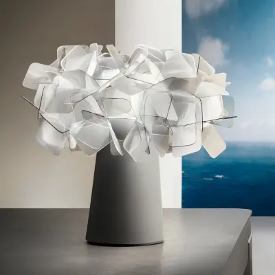 Clizia LED-batteridriven bordslampa, rökgrå, dimbar - Vardagsrum - Design - Plast