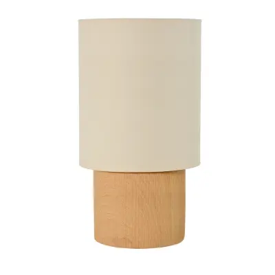 COREP - Rhodes bordslampa i trä, ljus/beige, höjd 51 cm –  SAS