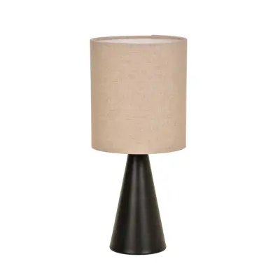 COREP - Sally bordslampa, matt svart/beige, höjd 33 cm –  SAS