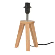 Yogabordslampa utan skärm, ljust trä, höjd 26 cm – COREP SAS - Vardagsrum - Tripod