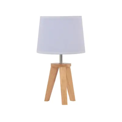 COREP - Yogabordslampa, vit/ljust trä, höjd 34 cm –  SAS