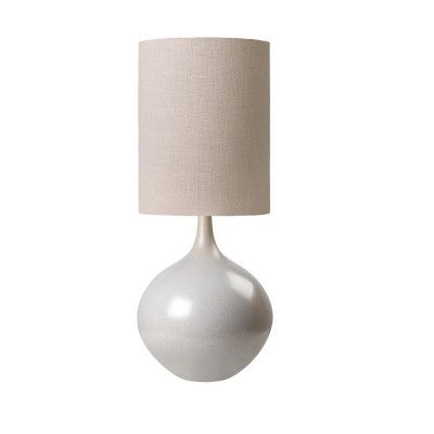 COSY LIVING Bella bordslampa - bomull och keramiksats