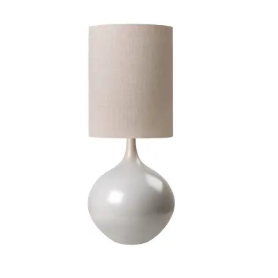 COSY LIVING Bella bordslampa - bomull och keramiksats