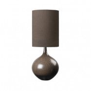 COSY LIVING Bella bordslampa - kastanjebrun bomull och keramik