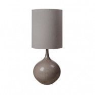 COSY LIVING Bella bordslampa - kolsvart bomull och keramik
