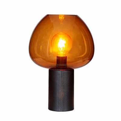 Cozy bordlampa, Svart/konjak