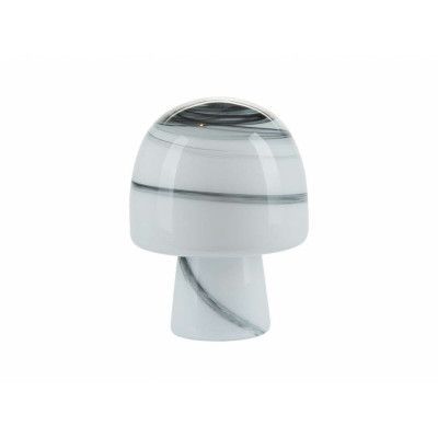 Cozy Living - Funghi Bordslampa w/marbling Black/White