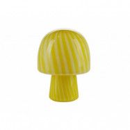 Cozy Living - Funghi Bordslampa w/Stribes Yellow