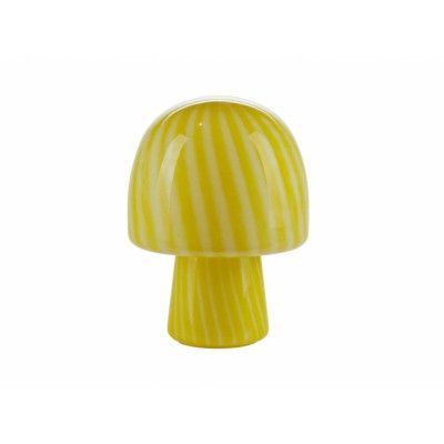 Cozy Living - Funghi Bordslampa w/Stribes Yellow