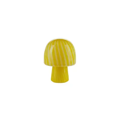 Cozy Living - Funghi Bordslampa w/Stribes Yellow