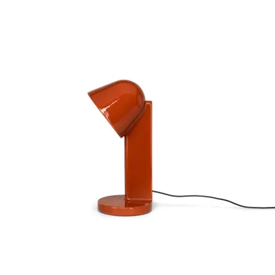 Céramique Down bordslampa, Rust Red