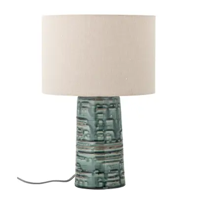 CREATIVE COLLECTION Freyah Bordlampa, Grön, Stengods