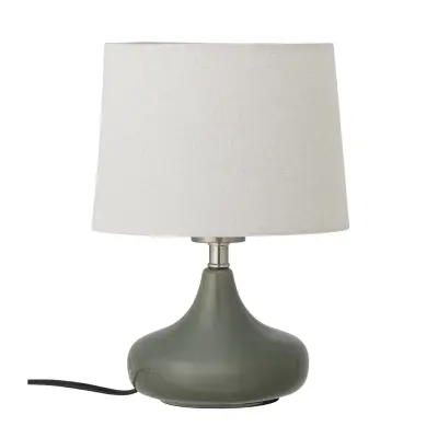 CREATIVE COLLECTION Loa bordslampa, grön, stengods