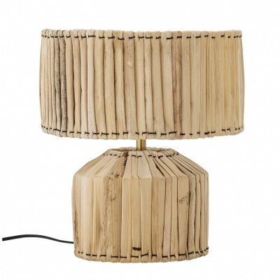 CREATIVE COLLECTION Rafah bordslampa - naturliga bananblad och järn