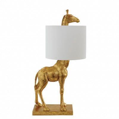CREATIVE COLLECTION Silas Bordslampa, Guld, Polyresin, D28xL35xH70 cm