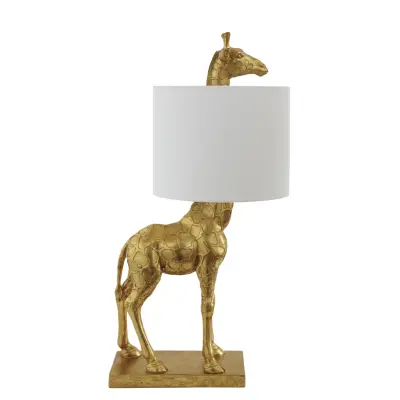 CREATIVE COLLECTION Silas Bordslampa, Guld, Polyresin, D28xL35xH70 cm
