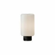 Cylinder 382 bordslampa medium, vit/svart