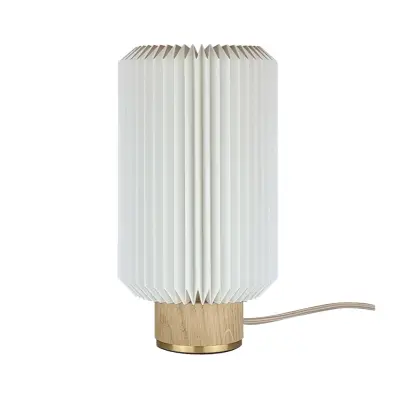 Cylinder 382 bordslampa small, light oak
