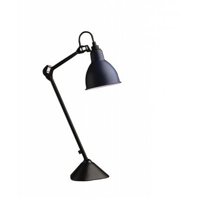 Lampe Gras - 205 Bordslampa Svart/Blå