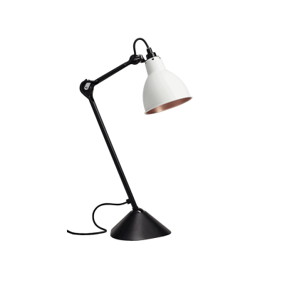 Lampe Gras - 205 Bordslampa Svart/Vit/Koppar