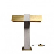 DCWéditions - Tau Bordslampa Brass/ConcreteDCW
