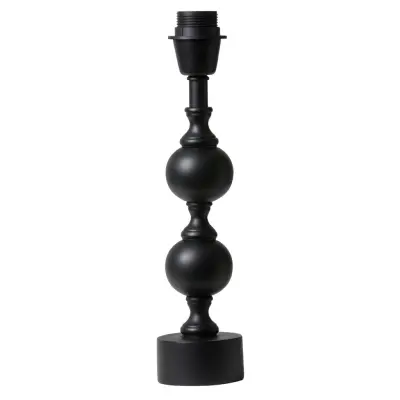 Deborah lampfot, mattsvart 35cm