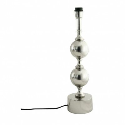 Deborah lampfot small, matt silver 35cm