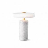 Design By Us Trip bordslampa Ø17x21 cm marmor Blank opal