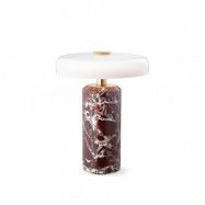 Design By Us Trip bordslampa Ø17x21 cm marmor Burgundy-opal