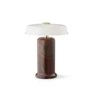 Trip No. 2 LED-batteridriven bordslampa, marmor, glas – DESIGN BY US - Balkong - Sten - Med en ljuskälla