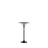 Diablo bordslampa LED, mattsvart/blankröd 20cm