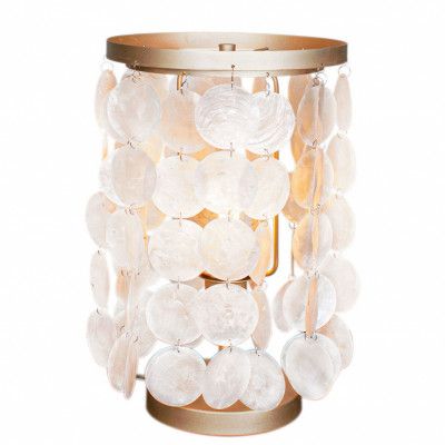 Diana bordlampa H38cm Matt guld