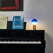 Dipping Light Bordslampa Blue MARSET - Vardagsrum - Glas