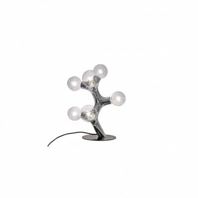 Dna triple bordslampa, krom