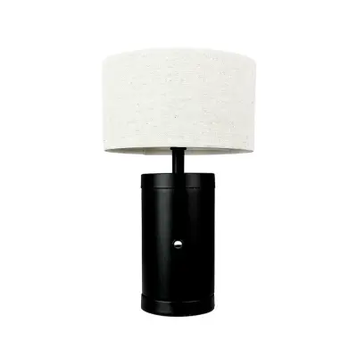 Dyberg Larsen - Mellow LED-bordslampa, svart, 23 cm