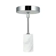 Dyberg Larsen - Starlight LED-batteridriven bordslampa, krom/vit
