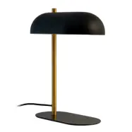 Arch bordslampa Matt Black/Brass Dyberg Larsen - Arbetsrum / hemkontor - Design - Metall - Med lampskärm