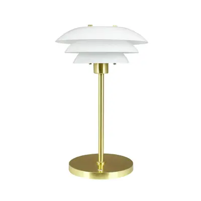 Dyberg Larsen - DL20 Portable Bordslampa Opal/MässingDybergLarsen