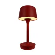 Dyberg Larsen - FLOW LED Portable Bordslampa Mörk Röd