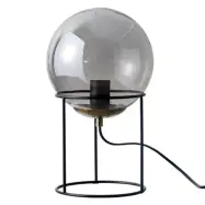 Dyberg Larsen - Moon Bordslampa Smoked Glass H34 Ø20