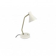 DybergLarsen - Sleep Bordslampa Shiny White/Antique Brass