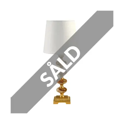 Edith bordslampa, marmor/mässing