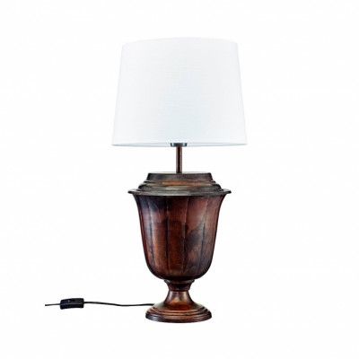 Elli lampfot, Black wax 45cm