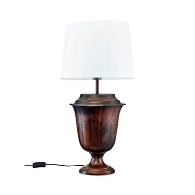 Elli lampfot, Black wax 45cm