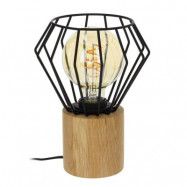 Envostar - Vento Bordslampa Black/Oak