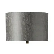 Erica lampskärm, grå/guld 40 cm