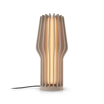PLEASE WAIT to be SEATED - Radiant bärbar bordslampa 25 cm beige –